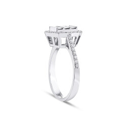 0.42 ct.Baguette Diamond Ring - 4