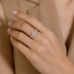 0.51 Carat Baguette Diamond Ring - 1