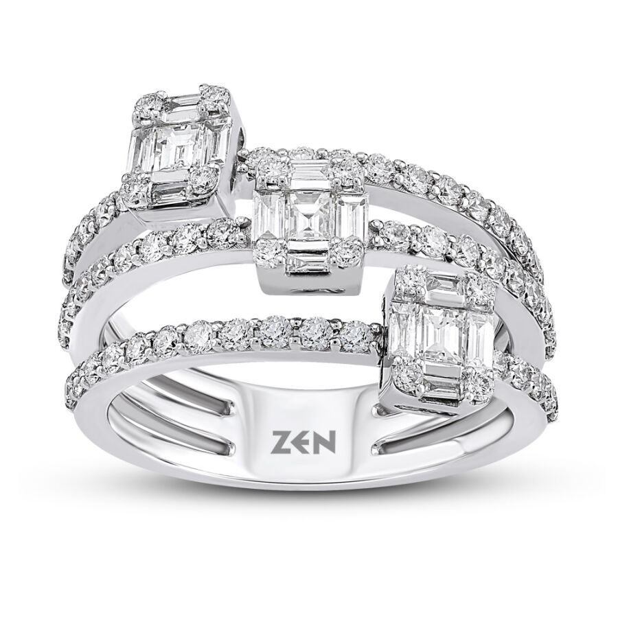 0.89 Carat Baguette Diamond Ring - 1