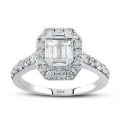 0.94 Carat Baguette Diamond Ring - 3