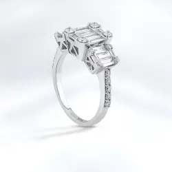 1.15 ct.Baguette Diamond Ring - 3