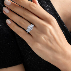 1.15 ct.Baguette Diamond Ring - 6