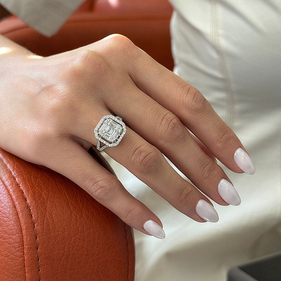 1.11 Carat Baguette Diamond Ring - 1