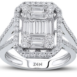 1.12 ct.Baguette Diamond Ring - 2