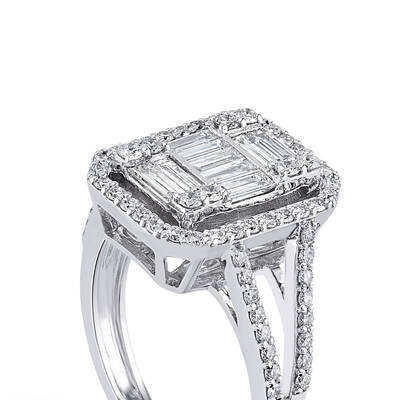 1.12 ct.Baguette Diamond Ring - 4