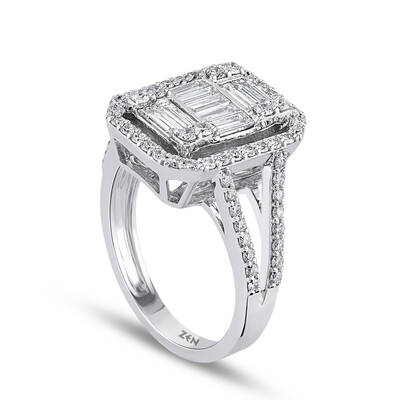 1.30 Carat Baguette Diamond Ring - 4