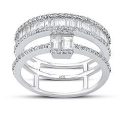 0.86 ct.Baguette Diamond Ring - 1