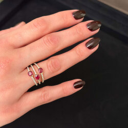 1.95 Carat Ruby Diamond Ring - Zen Diamond