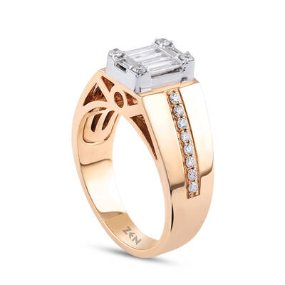 0.43 ct.Baguette Diamond Ring - 3