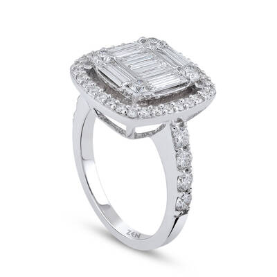 1.50 ct.Baguette Diamond Ring - 3