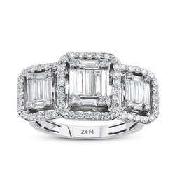 1.35 ct.Baguette Diamond Ring - 1