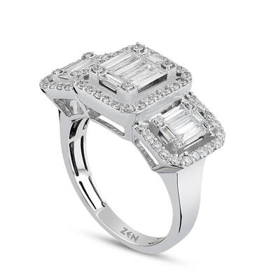 1.35 ct.Baguette Diamond Ring - 3