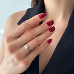 0.22 ct.Baguette Diamond Ring - 1