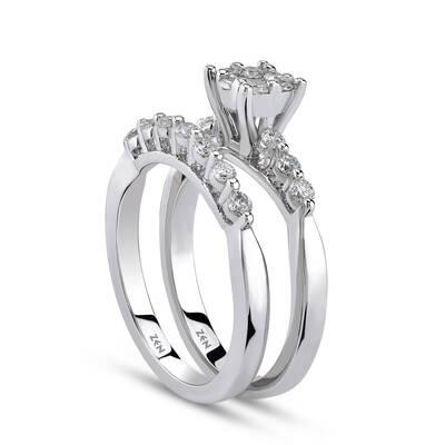 0.61 ct.Twins Reina Diamond Ring - 3