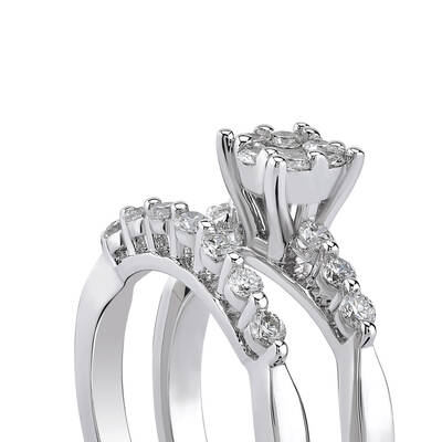 0.61 ct.Twins Reina Diamond Ring - 4