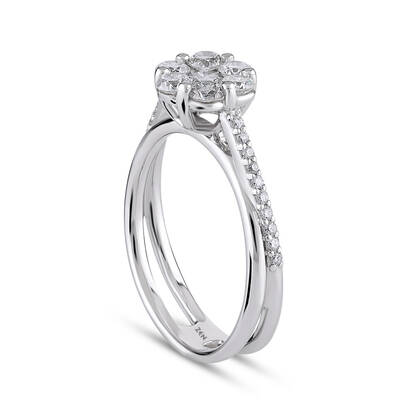 0.83 ct.Reina Diamond Ring - 3