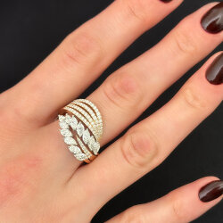 2.00 Carat Marquise Diamond Ring - 2