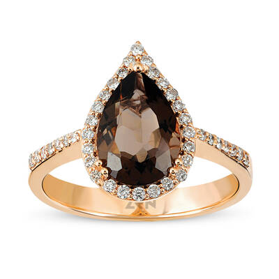 1.75 ct.Multicolor Gemstone Diamond Ring - 1