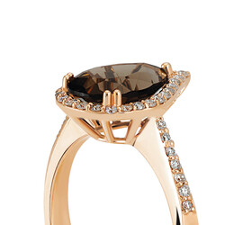 1.75 ct.Multicolor Gemstone Diamond Ring - 4