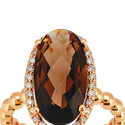 4.19 ct.Multicolor Gemstone Diamond Ring - 2