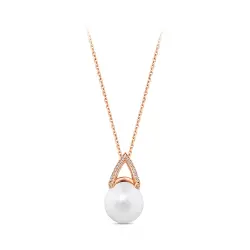 2.03 ct.Pearl Diamond Pendant - 1