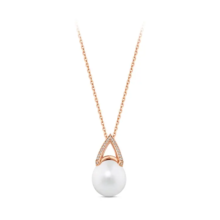 2.03 ct.Pearl Diamond Pendant - 1