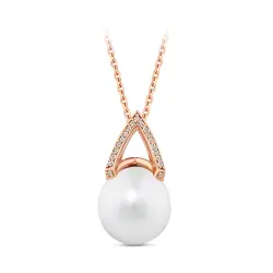 2.03 ct.Pearl Diamond Pendant - 2