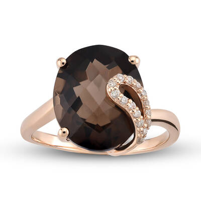4.99 ct.Multicolor Gemstone Diamond Ring - 1