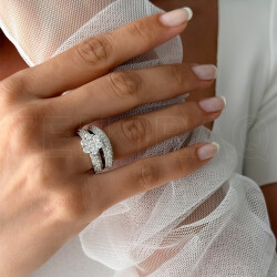 خاتم تونز مرصع بالألماس 2,05 قراط - 2