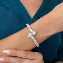 2.08 ct.Baguette Diamond Bracelet - 1