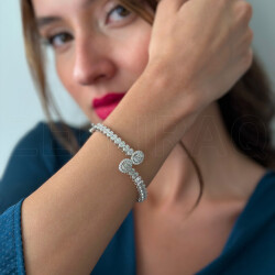 2.08 ct.Baguette Diamond Bracelet - 2