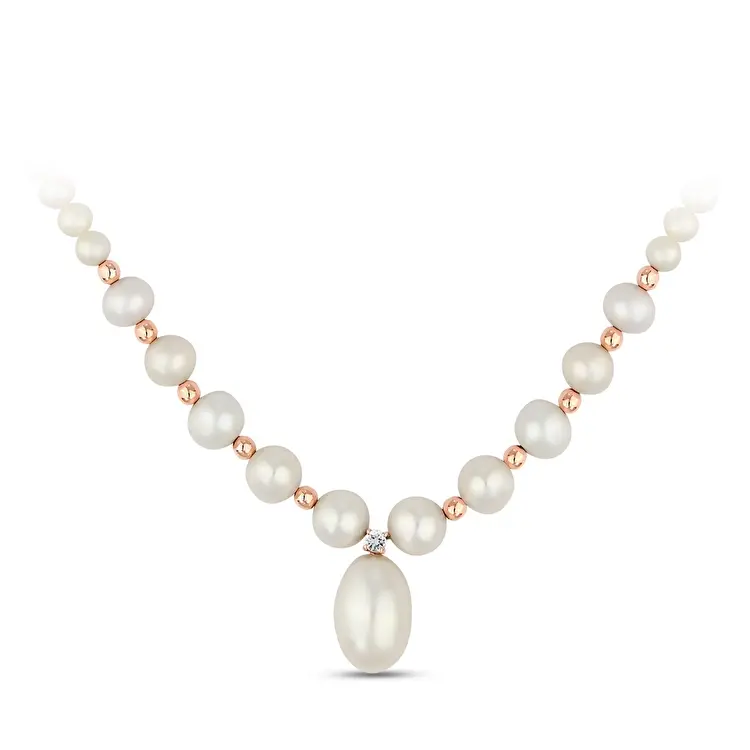 20.86 ct.Pearl Diamond Pendant - 4