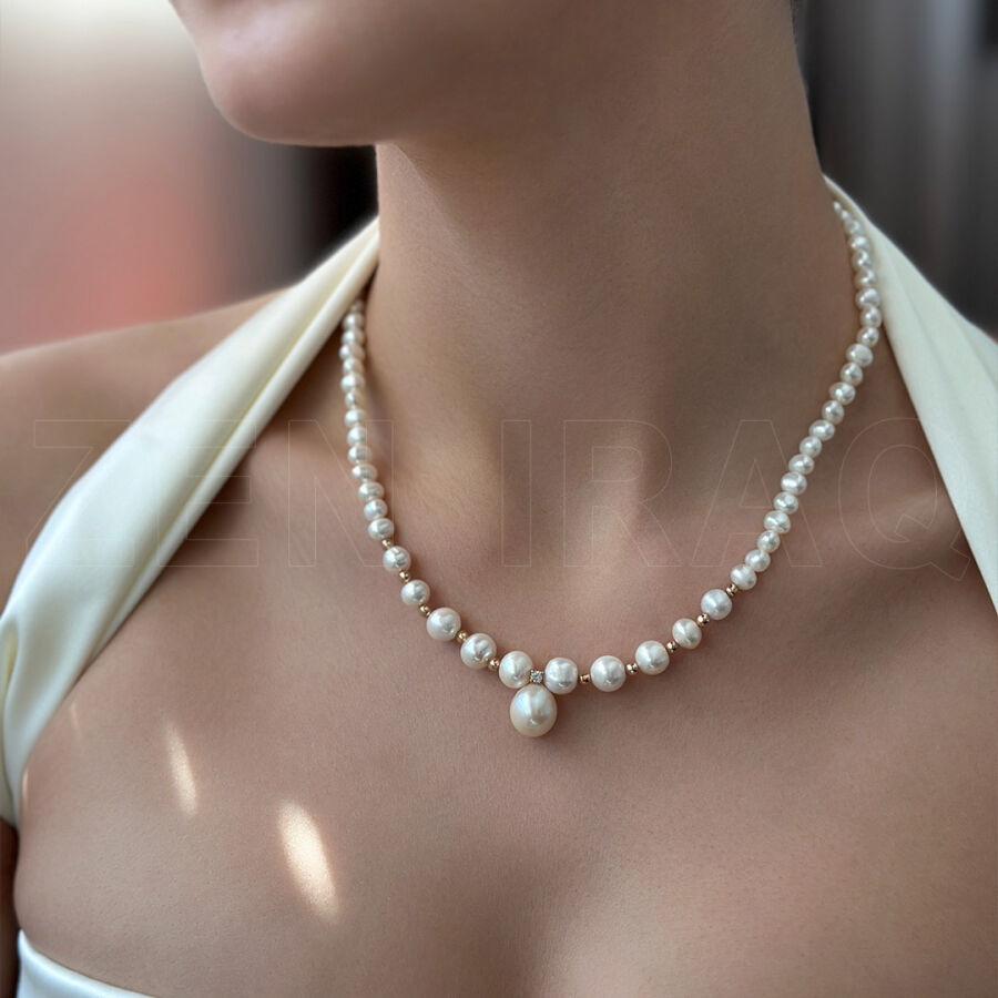 20.86 ct.Pearl Diamond Pendant - 2