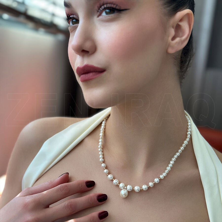 20.86 ct.Pearl Diamond Pendant - 1