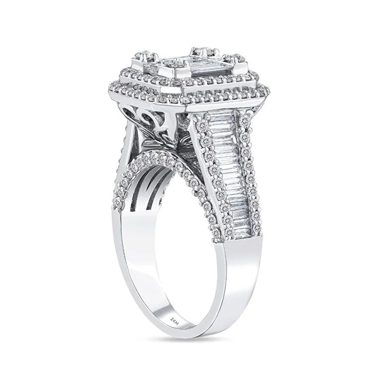 2.09 Carat Baguette Diamond Ring - 2