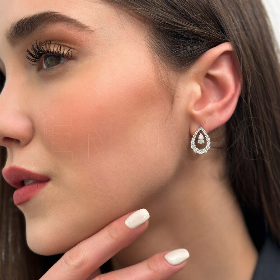2.09 ct.Diamond Earrings - 1