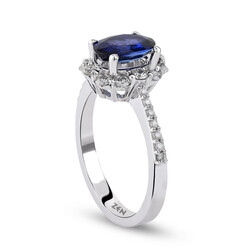 1.88 ct.Sapphire Diamond Ring - 3