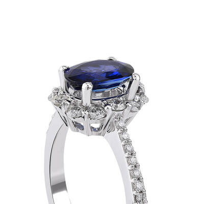 1.88 ct.Sapphire Diamond Ring - 4