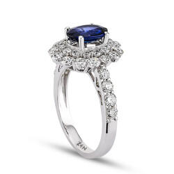 2.54 ct.Sapphire Diamond Ring - 3