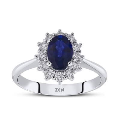 1.68 ct.Sapphire Diamond Ring - 1