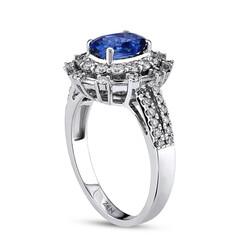 1.95 ct.Sapphire Diamond Ring - 3