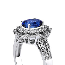 1.95 ct.Sapphire Diamond Ring - 4