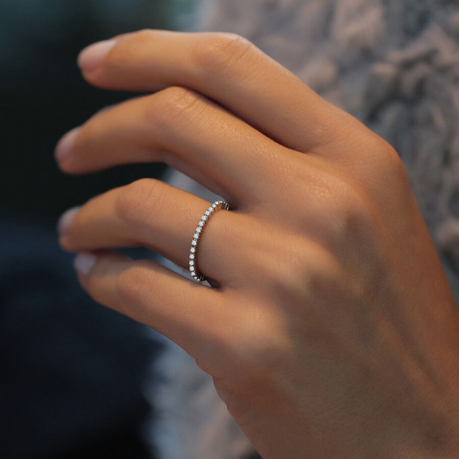 0.30 ct.Memoire Diamond Ring - 2