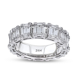 1.55 ct.Eternity Baguette Diamond Ring - 1