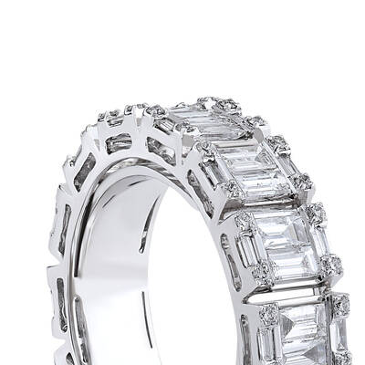 1.55 ct.Eternity Baguette Diamond Ring - 4