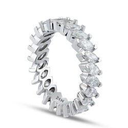 2.32 ct.Eternity Marquise-Cut Diamond Ring - 3