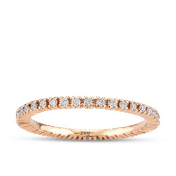 0.50 ct.Memoire Diamond Ring - 1