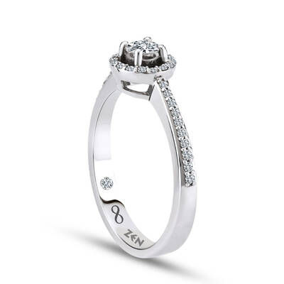 0.36 ct.Diamond Ring - 3