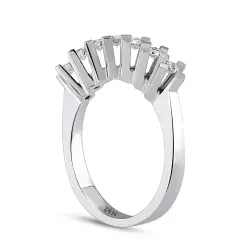 0.40 ct.Love Compass 7 Stone Diamond Ring - 4