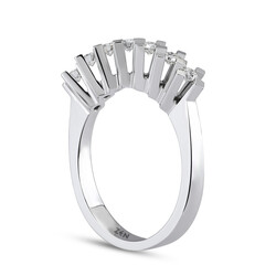 0.29 ct.Love Compass 7 Stone Diamond Ring - 3